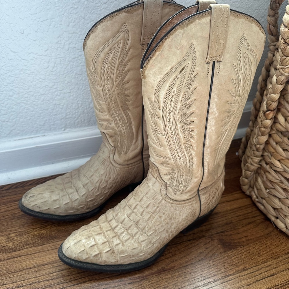 Rancho Alligator Cowboy Boots